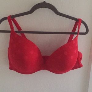 Cacique bra - red with polka dots - 42D